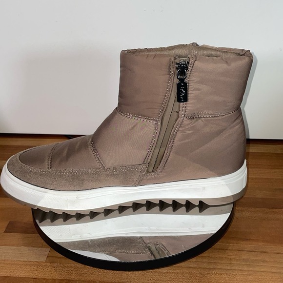 Aqua College Womens Sage Zipper Slip on Booties Taupe 7 M - Picture 4 of 13